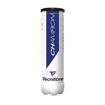 Balles de tennis CHAMPION - tube de 4 balles